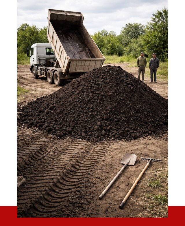 Купить чернозем навалом в Курчатове от 1223 р. за куб | ПРОНЕРУДКрч