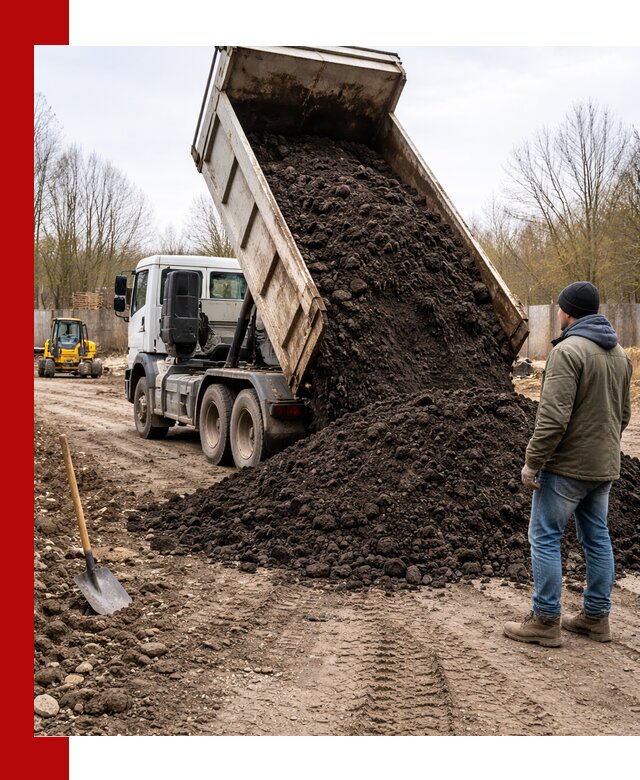 Доставка чернозема навалом в Курчатове быстро и выгодно
