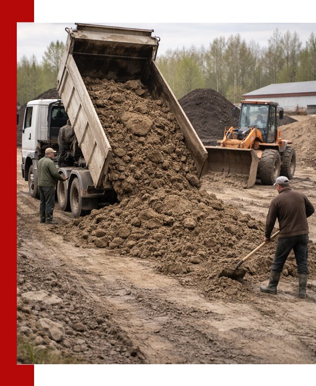 Доставка глин и суглинков в Курчатове оптом и вкрай