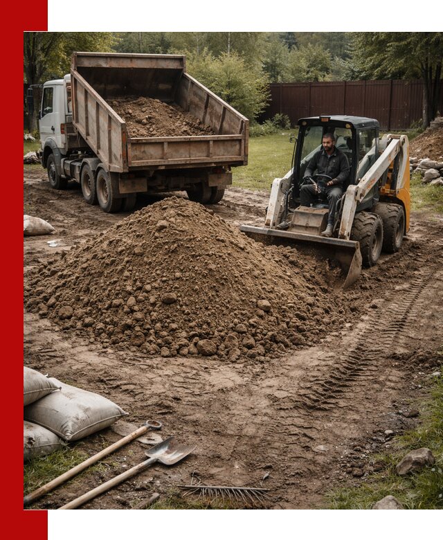 Суглинок для планировки участков в Курчатове с доставкой и выгрузкой