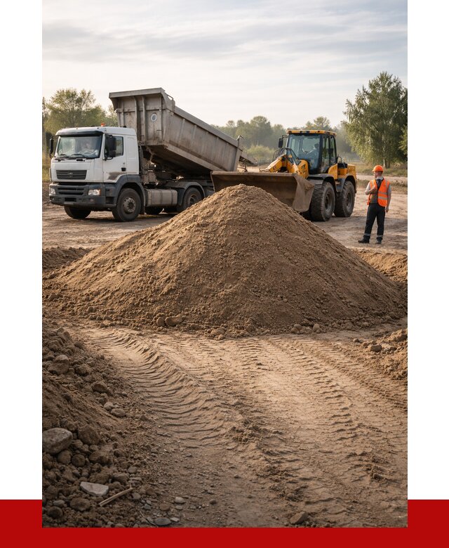 Купить песчаный грунт с доставкой в Курчатове от 4279 р. | ПРОНЕРУДКрч