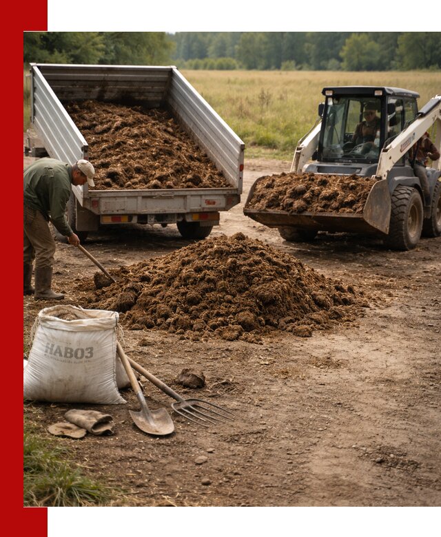 Доставка конского навоза в Курчатове с разгрузкой и доставкой на объект