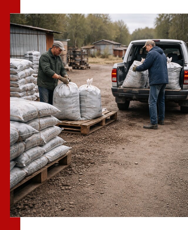 Купить конский навоз в мешках с доставкой в Курчатове