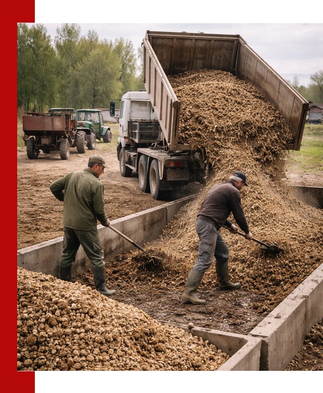 Куриный помет с доставкой в Курчатове оптом и в розницу