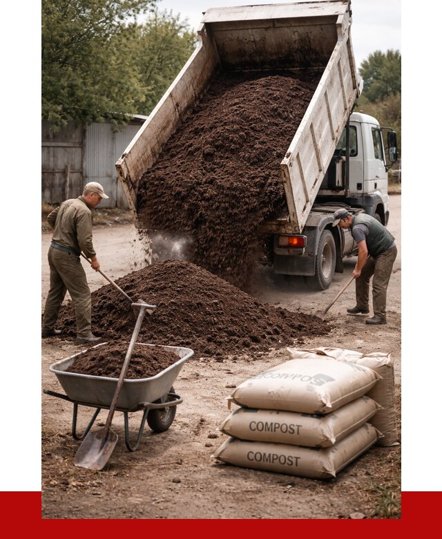 Купить компост в Курчатове от 4279 р. за куб с доставкой | ПРОНЕРУДКрч