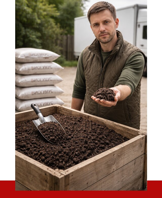 Купить биогумус в Курчатове с доставкой от 8660 р. за куб | ПРОНЕРУДКрч