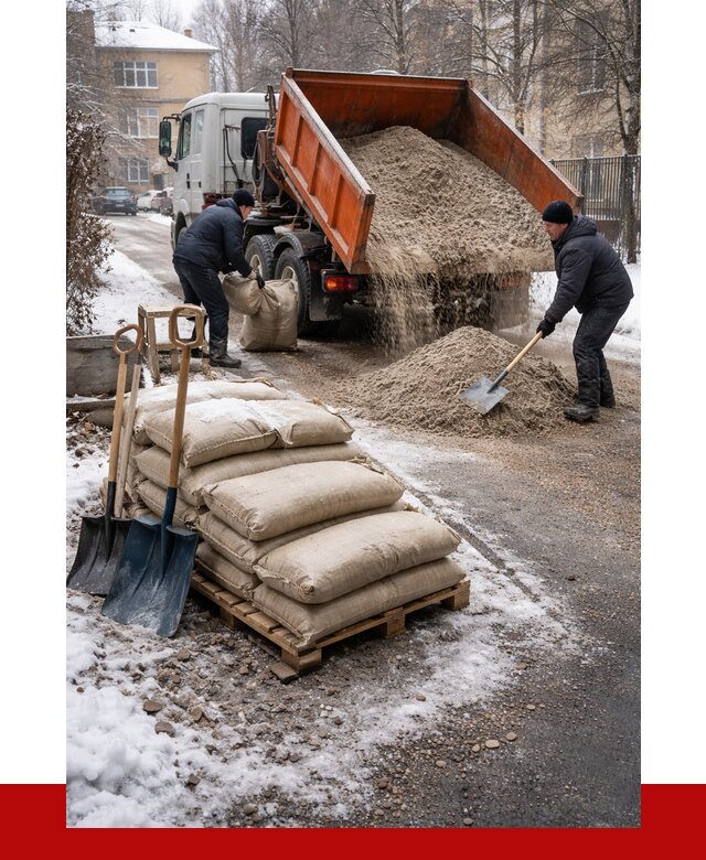 Противогололедные материалы оптом в Курчатове от 4279 р. | ПРОНЕРУДКрч