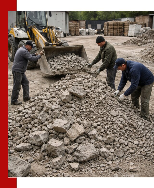 Демонтаж и вывоз бой бетона в Курчатове