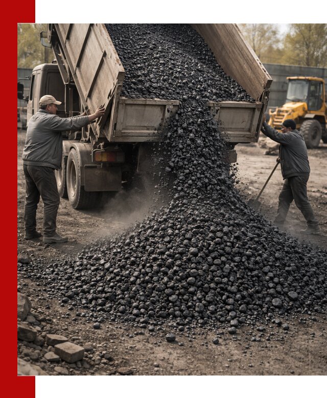 Доставка угля семечка самосвалами в Курчатове