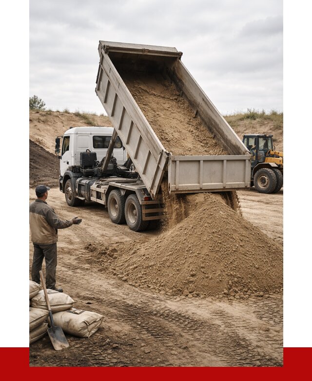 Доставка самосвалом 20 кубов в Курчатове от 7641 р. | ПРОНЕРУДКрч