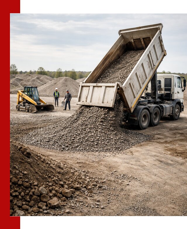 Доставка самосвалом 25 м³ в Курчатове быстро и надежно