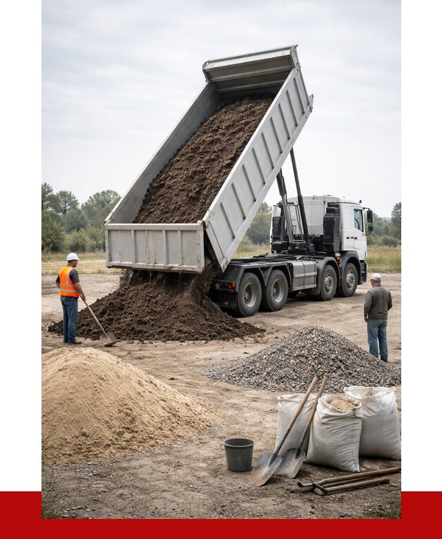 Доставка самосвалом 30 кубов в Курчатове от 8660 р. | ПРОНЕРУДКрч