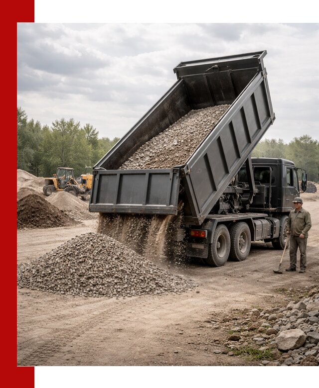 Доставка самосвалом 30 м3 по выгодным ценам в Курчатове