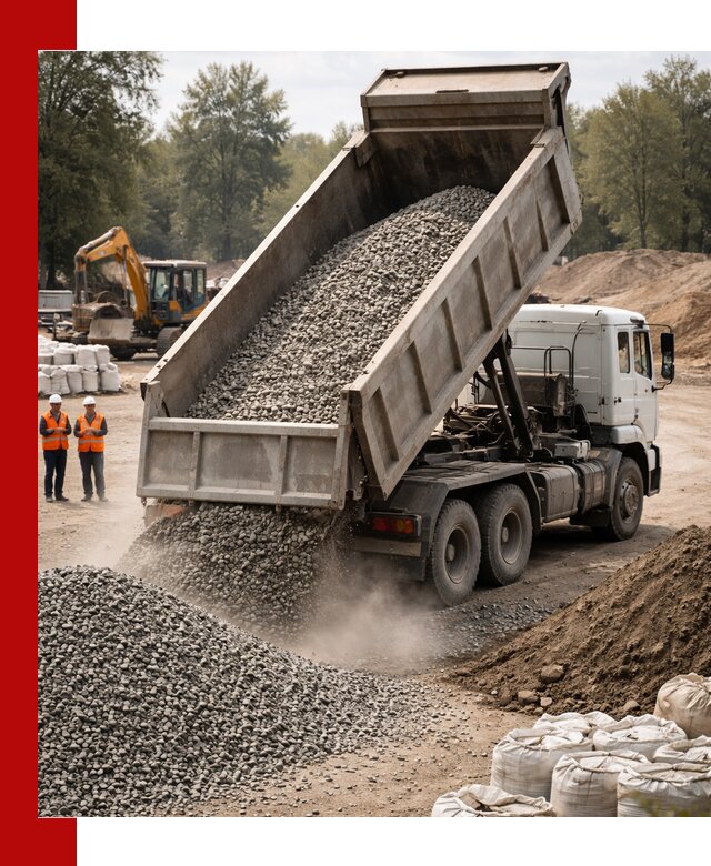 Аренда самосвала в Курчатове для доставки сыпучих и нерудных материалов