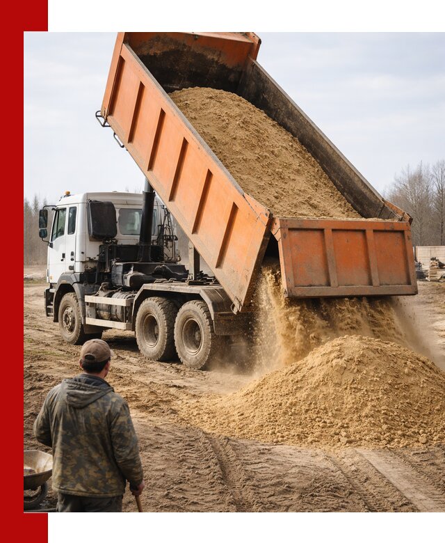 Аренда самосвала 20 тонн для перевозки грузов в Курчатове