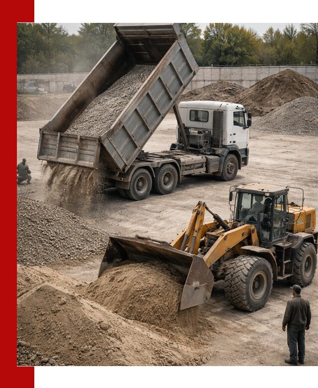 Перевозка сыпучих грузов самосвалами и бортовыми в Курчатове