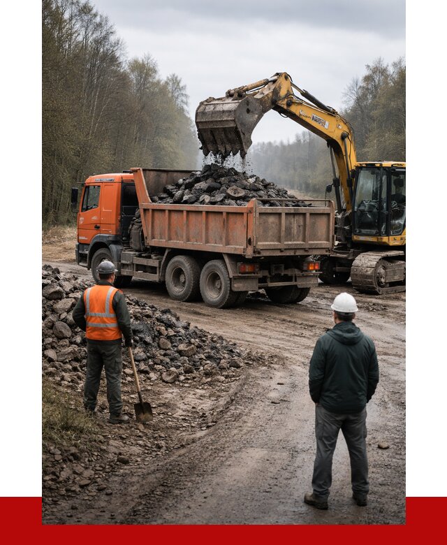 Вывоз асфальта в Курчатове от 4585 р. самосвалом ПРОНЕРУДКрч