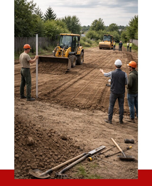 Планировка участка грунтом в Курчатове от 4585 р ПРОНЕРУДКрч