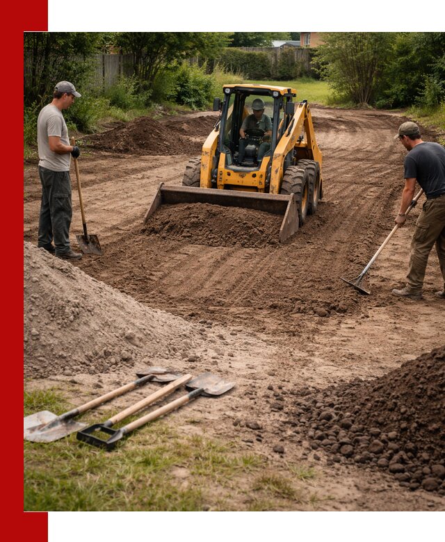 Планировка участка грунтом с вывозом и доставкой в Курчатове