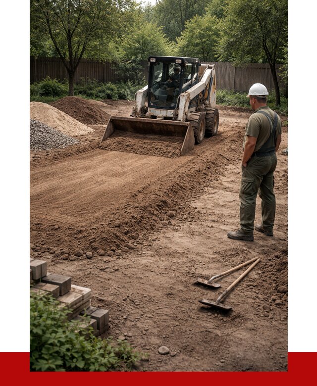 Выравнивание участка под ключ в Курчатове от 3566 р. | ПРОНЕРУДКрч