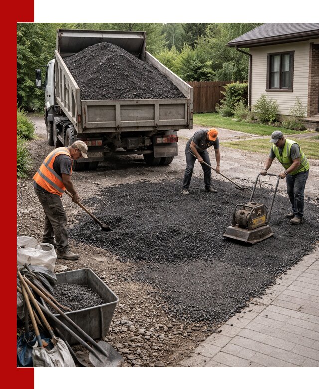 Асфальтовая крошка для двора с доставкой в Курчатове